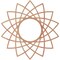 Ekena Millwork Eleanor Wood Fretwork Pierced Ceiling Medallion, Cherry, 40"OD x 15 3/8"ID x 1/4"T CMWP40X40X0250EACH - alternate 3
